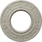 Ekena Millwork Daniela Ceiling Medallion (Canopies up to 3 7/8"), 8"OD x 3 7/8"ID x 1/2"P, Pot of Cream Crackle CM08DNPCC - alternate 1